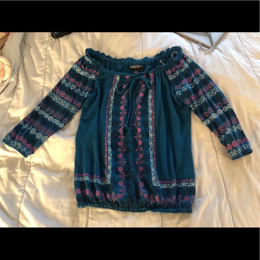 3/4 length sleeve blouse